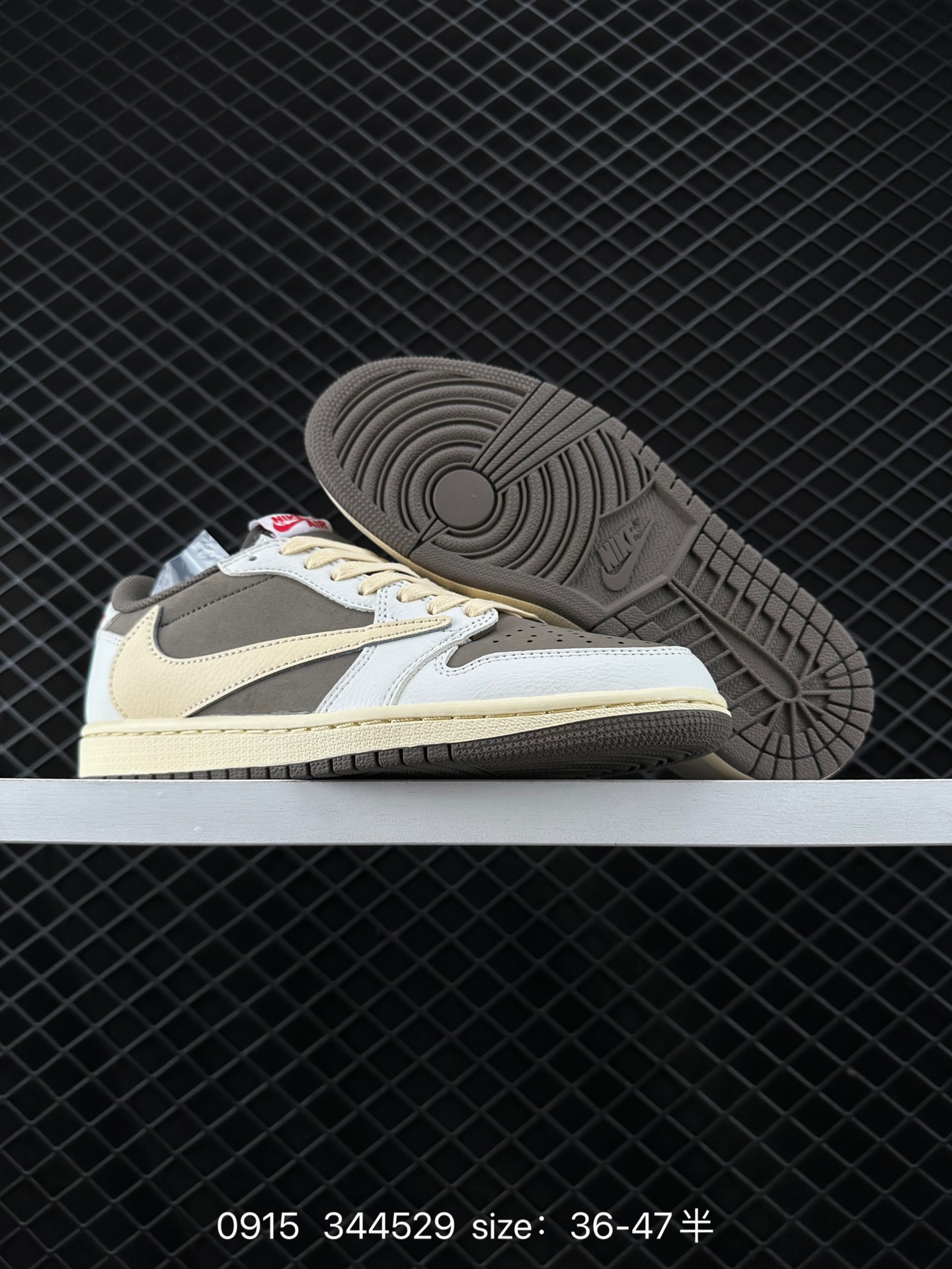 fragment design x Travis Scott x Nike Air Jordan 1 Low OG SP”Black/Green Toe“